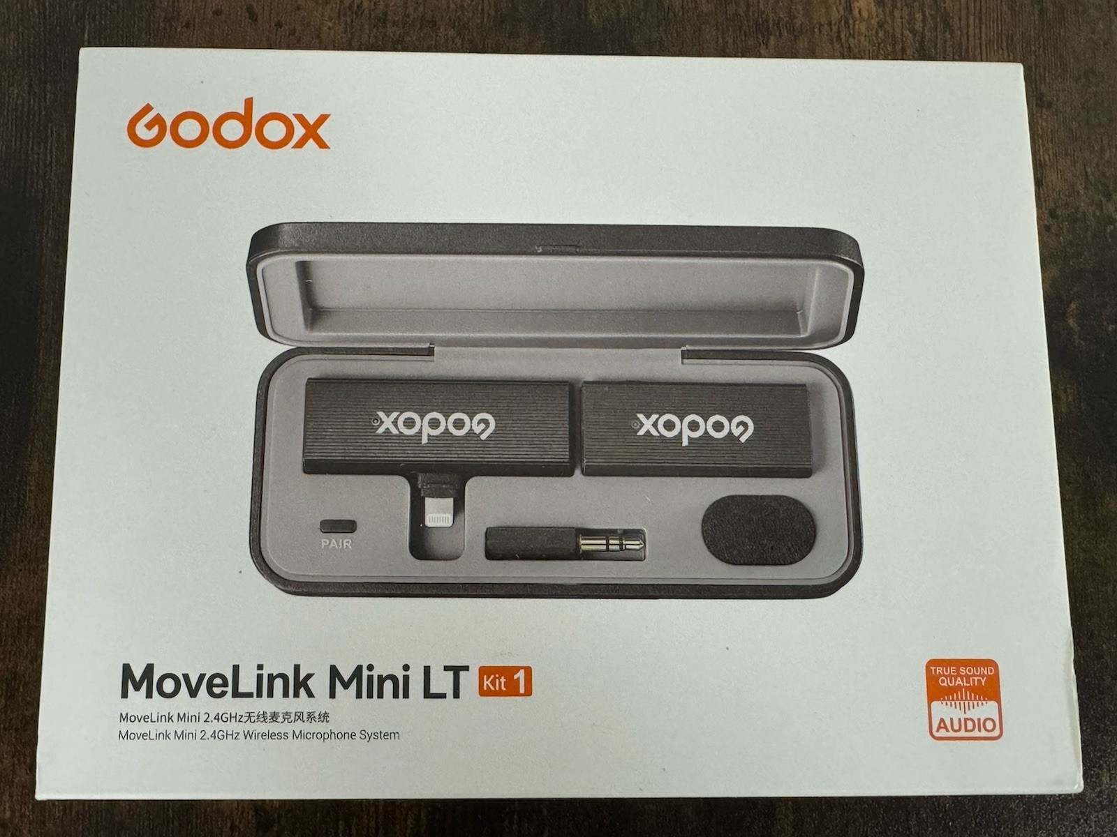 Godox MoveLink Mini 2.4GHz Lightning Wireless Microphone Kit 1 Black