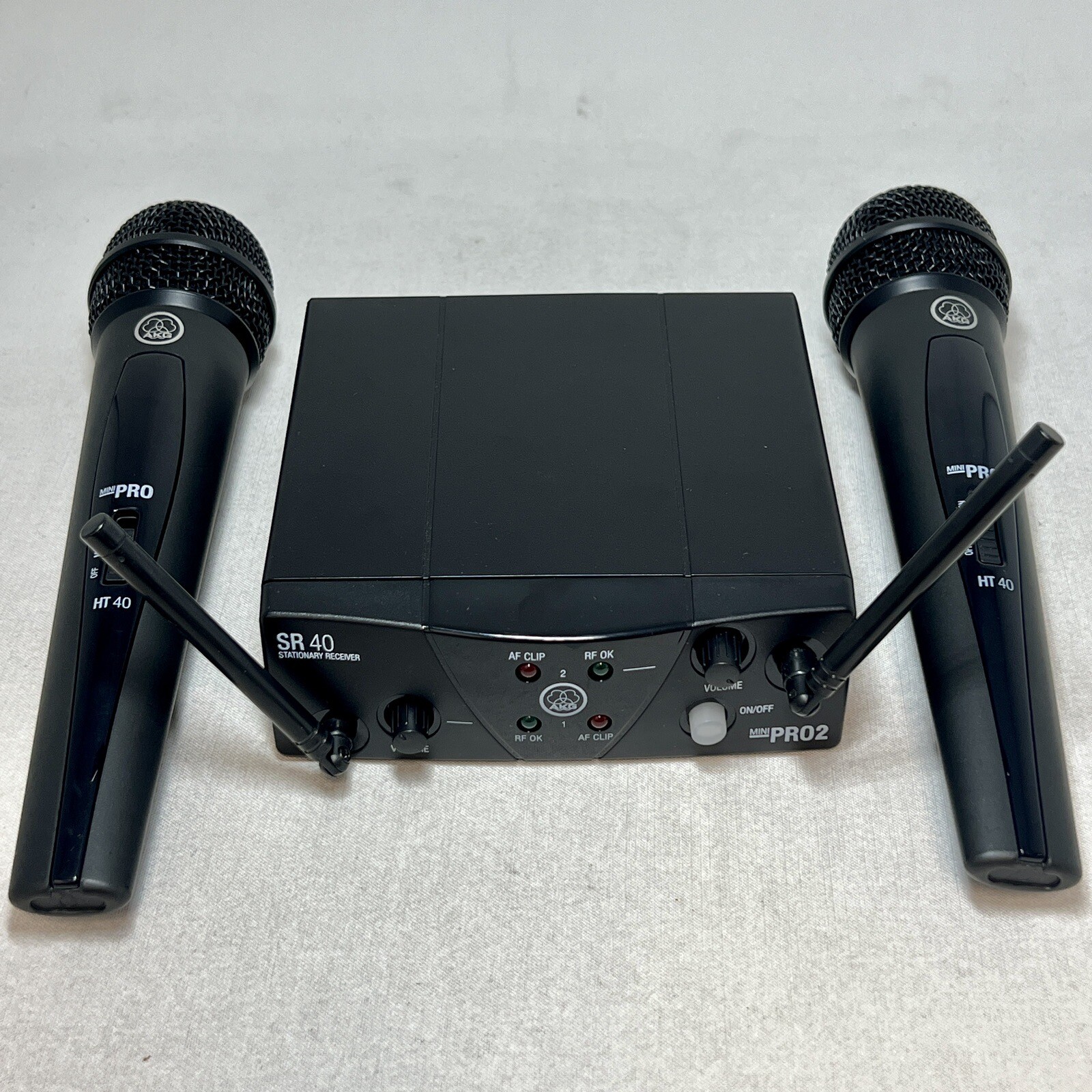 AKG WMS40 Mini2 Mini Pro 2 Vocal Set Dual Wireless Microphone System #3350H00020