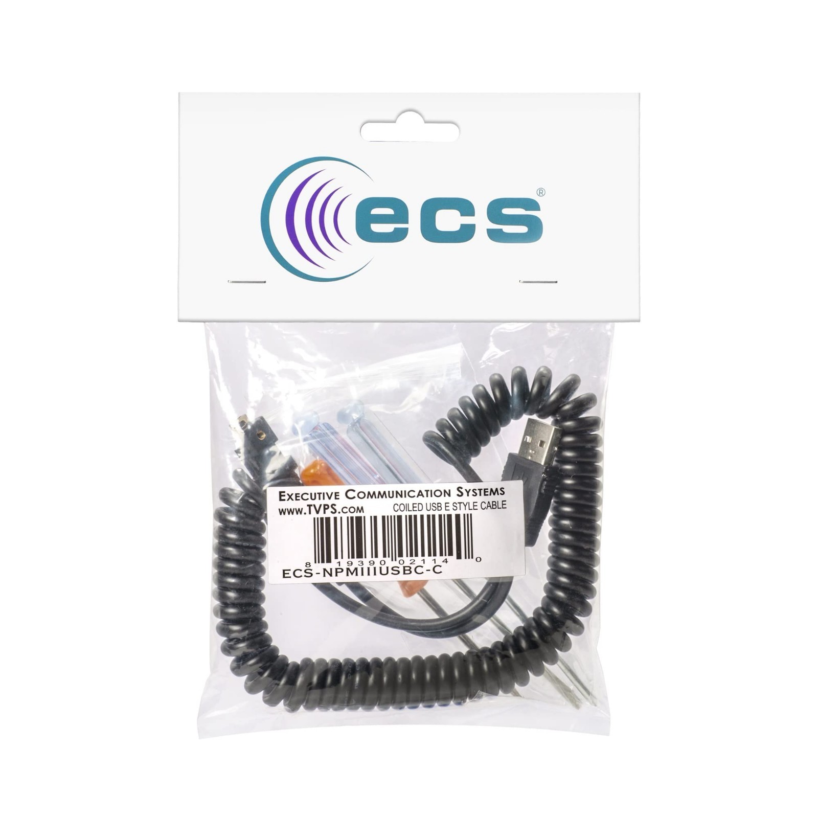PowerMic III Microphone with 5.5′ Curly Cable | Easy Install, Tangle-Free, Screw