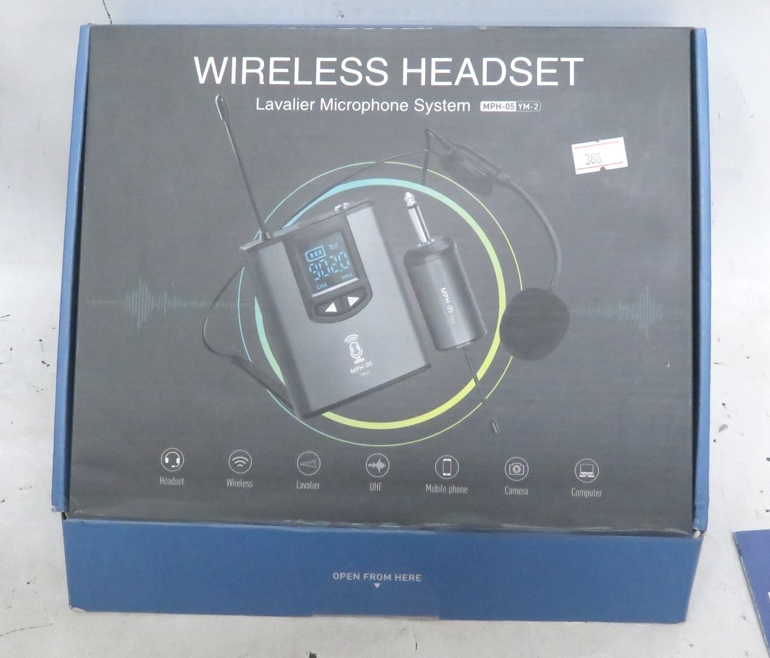 MPH-05 YM-2 Wireless UHF Lavalier Microphone System * 6x New Lot