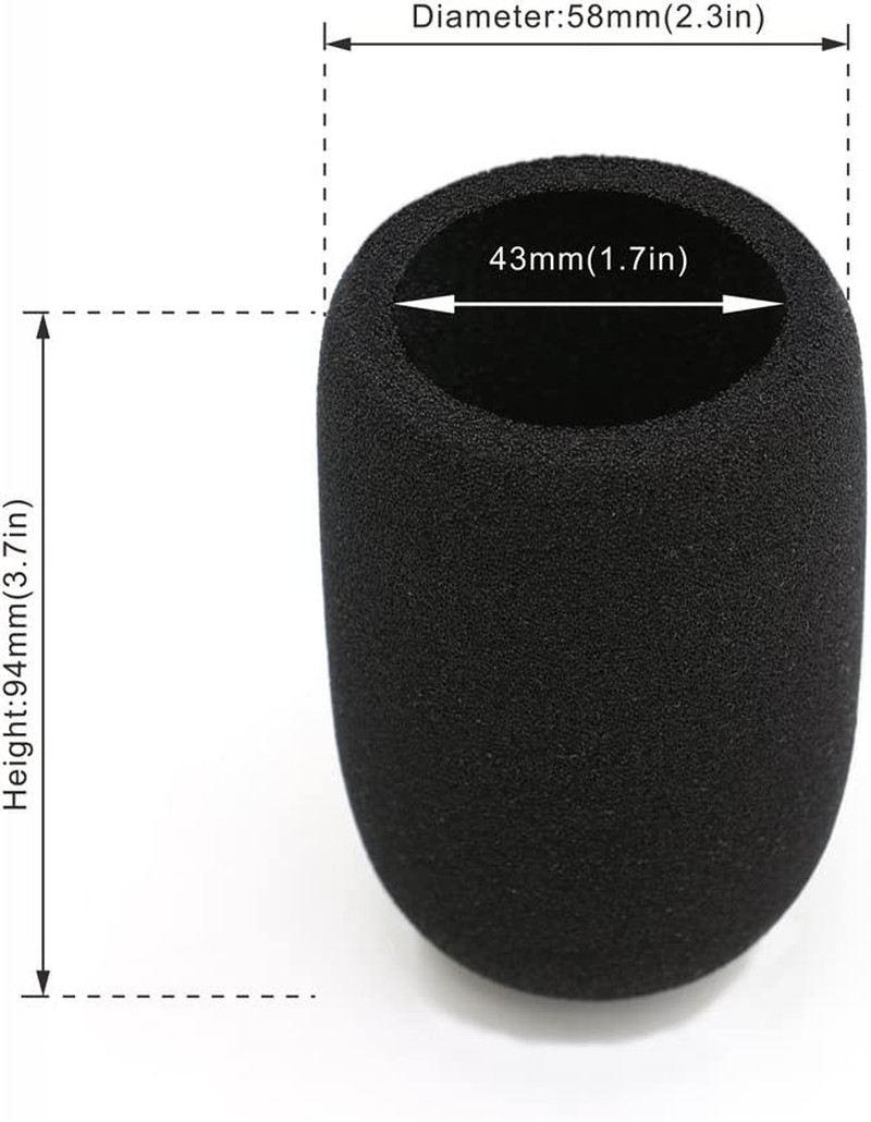 Audio-Technica AT2020 Pop Filter – 2 PCS AT2020 Microphone Windscreen for Audio
