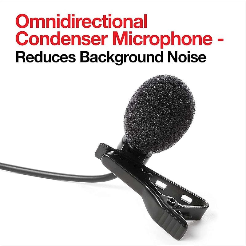 IK Multimedia iRig Mic Lav Compact Lavalier Microphone for Smartphones & Tablets