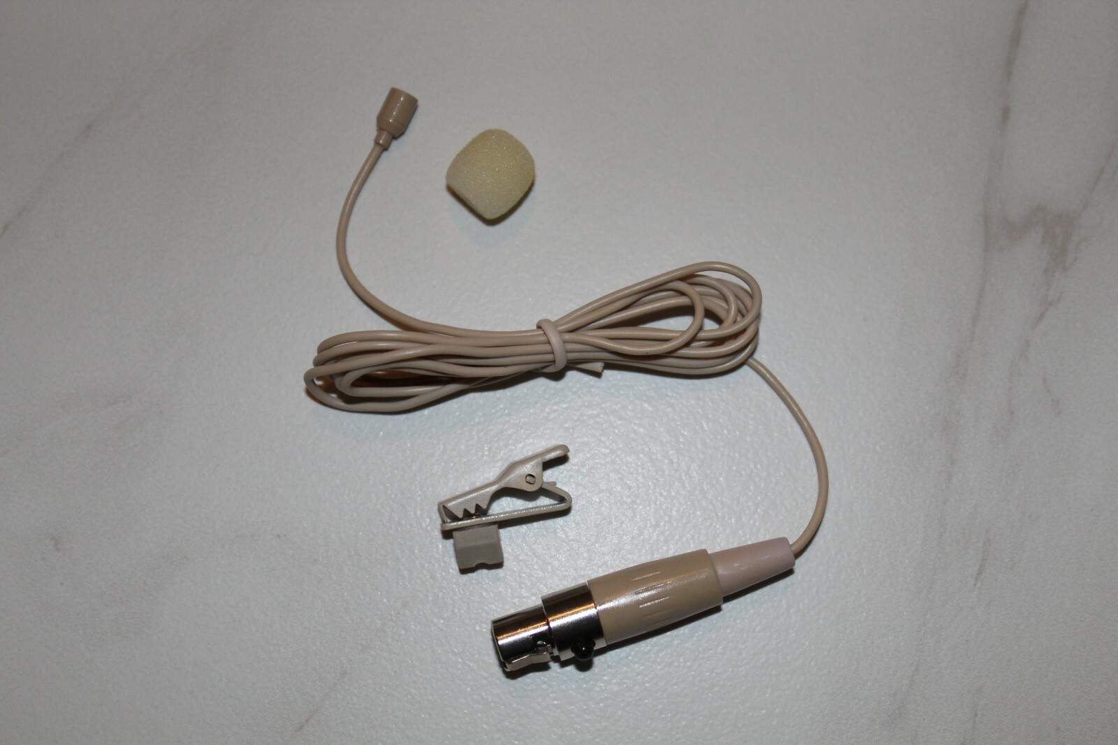 Lavalier Lapel Microphone Cream – Shure Wireless Bodypack Transmitters *NEW*
