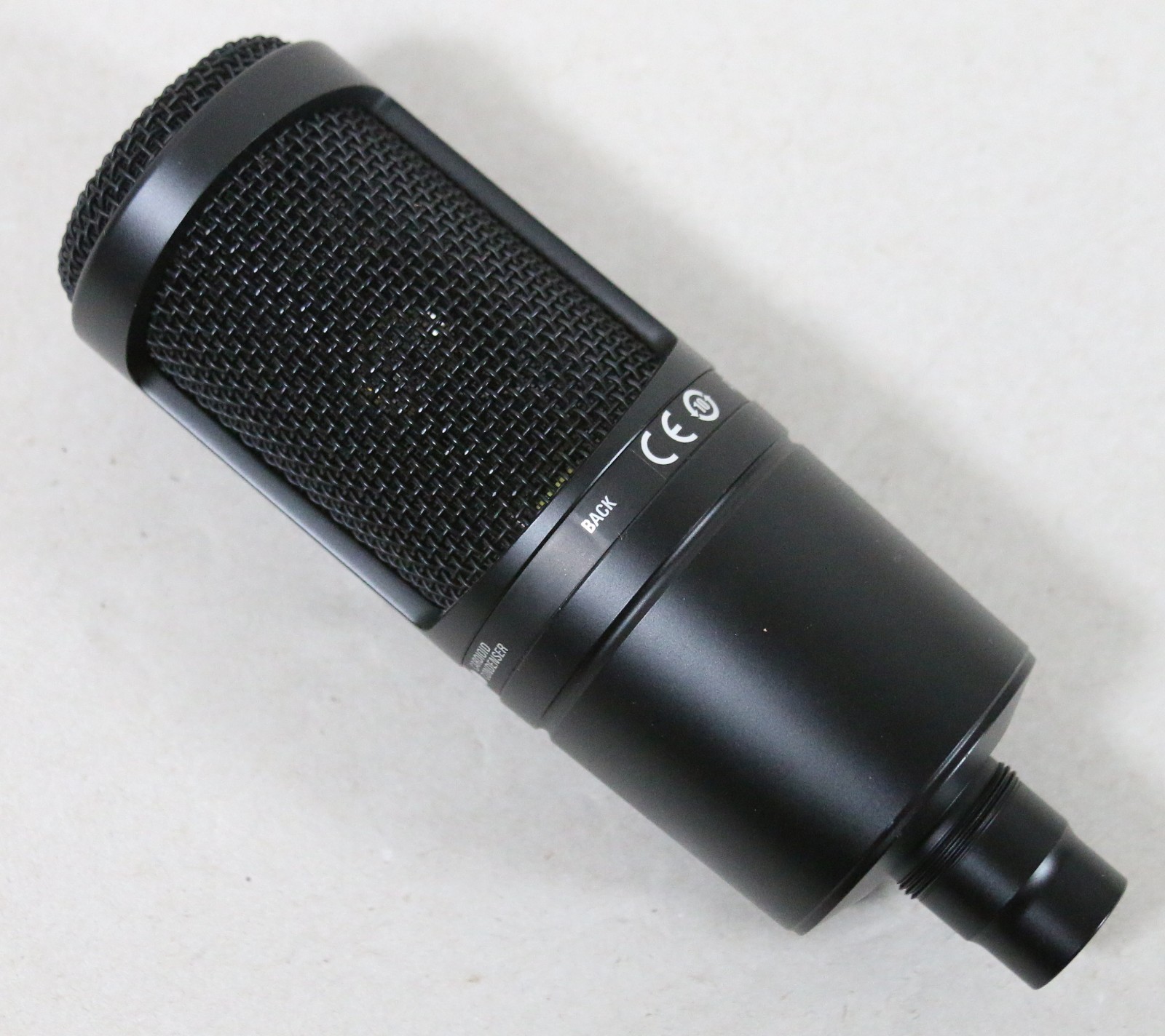 Audio-Technica AT2020 Cardioid Condenser Microphone Only Black – EXCELLENT!