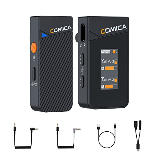 COMICA Wireless Lavalier Microphone Mini LAPEL VIMO-C1 – Black