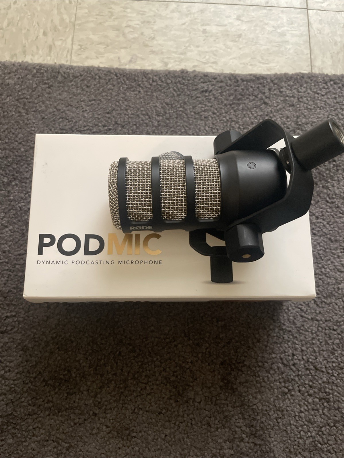 Rode PodMic Dynamic Podcasting Microphone Black