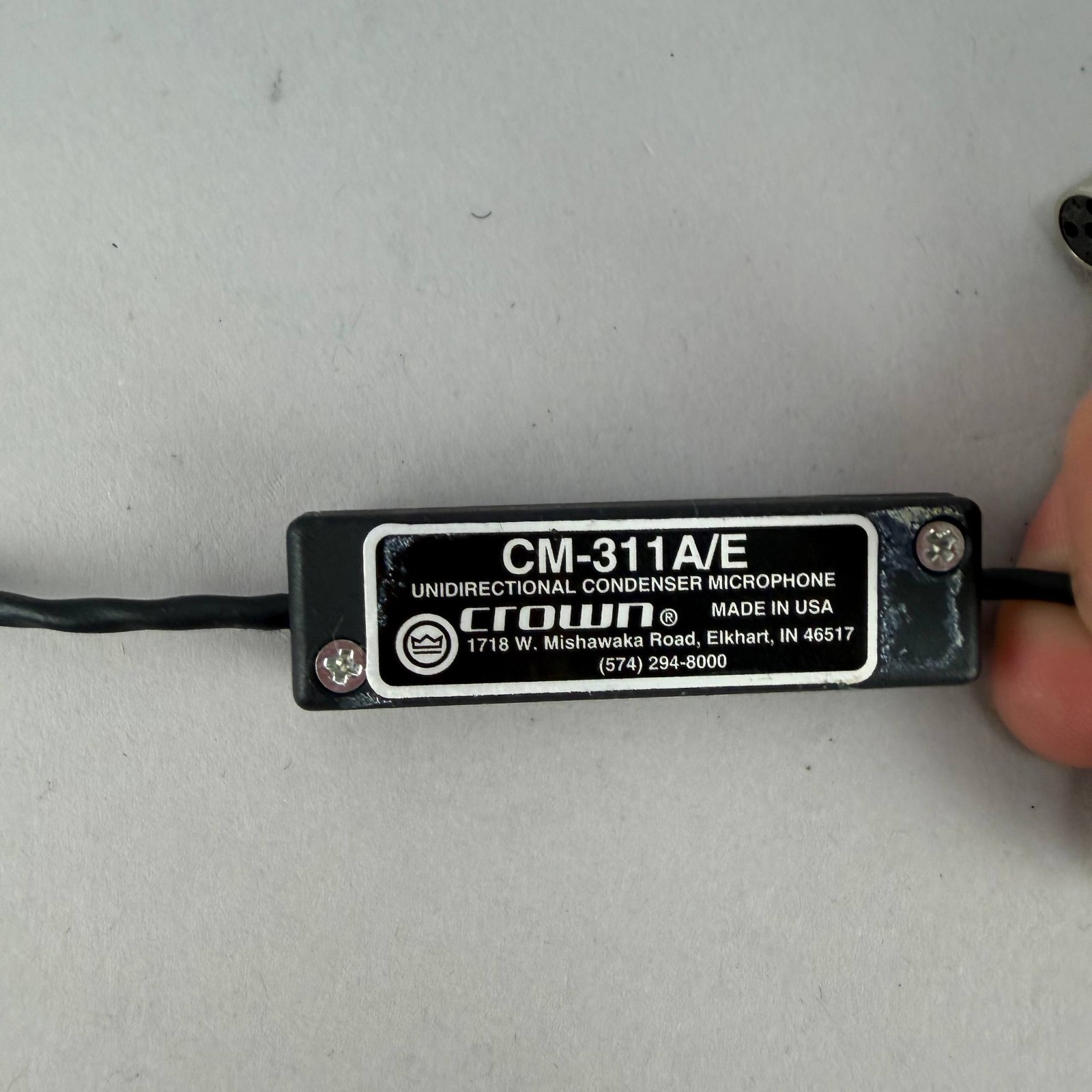 Crown CM-311A/E Headworn Vocal Microphone W/ Case