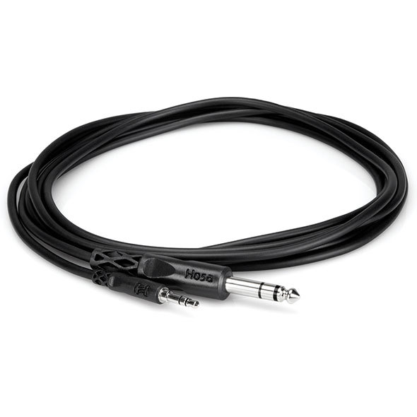 Hosa CMP-105 1/4″ TS to 3.5mm TRS Mono Interconnect 5 ft.
