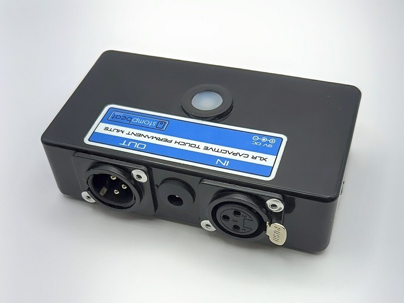 CAPACITIVE TOUCH XLR PERMANENT MUTE POPLESS DESKTOP SWITCH WITH BI-COLOUR LED