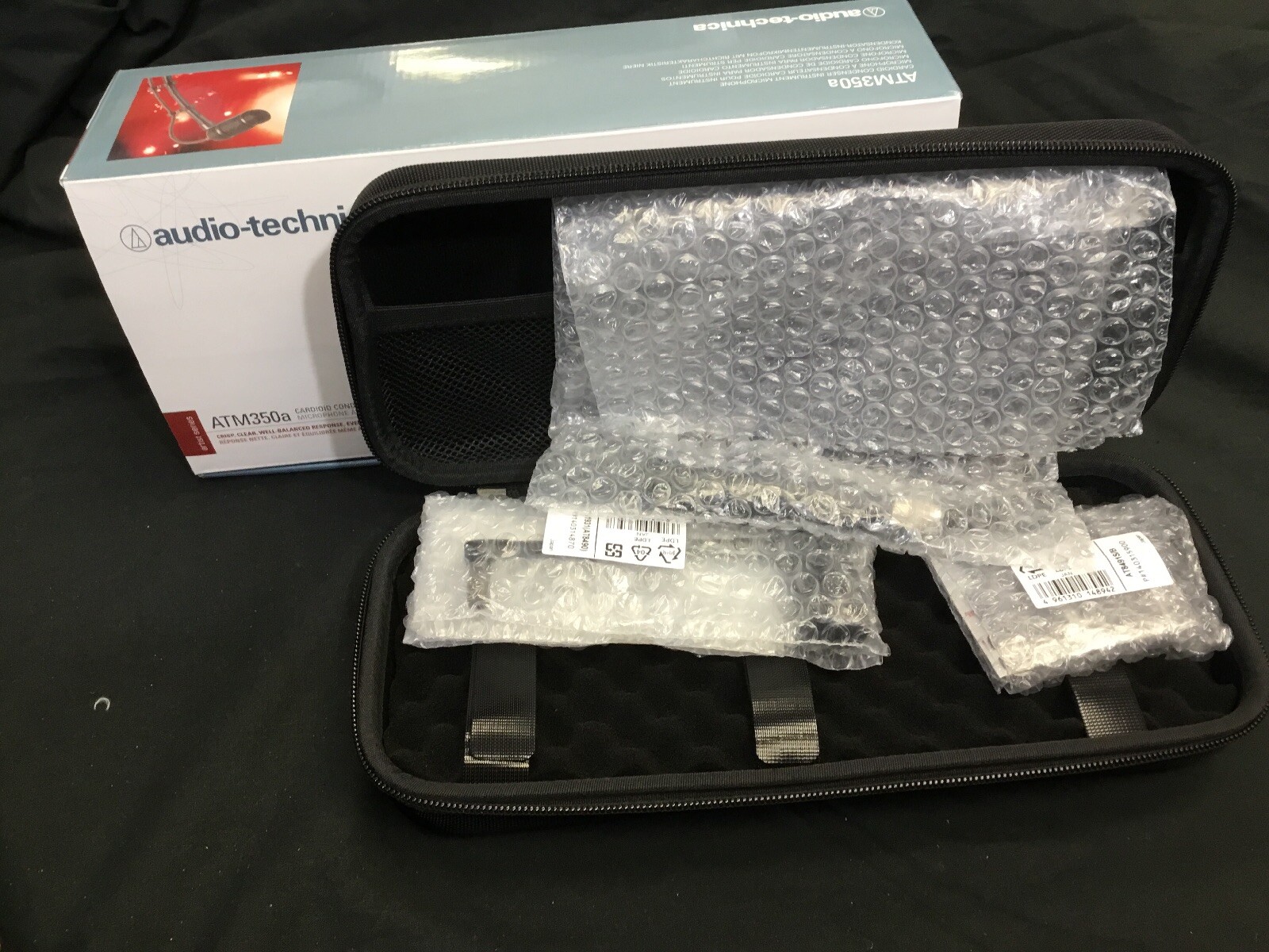 *BRAND NEW* Audio-Technica ATM350S Cardioid Condenser Mic & Surface Mount System