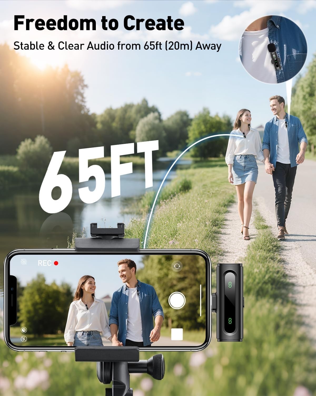 USB Type-C Lavalier Microphone with Rotatable Clip – For Stunning Audio Anywhere