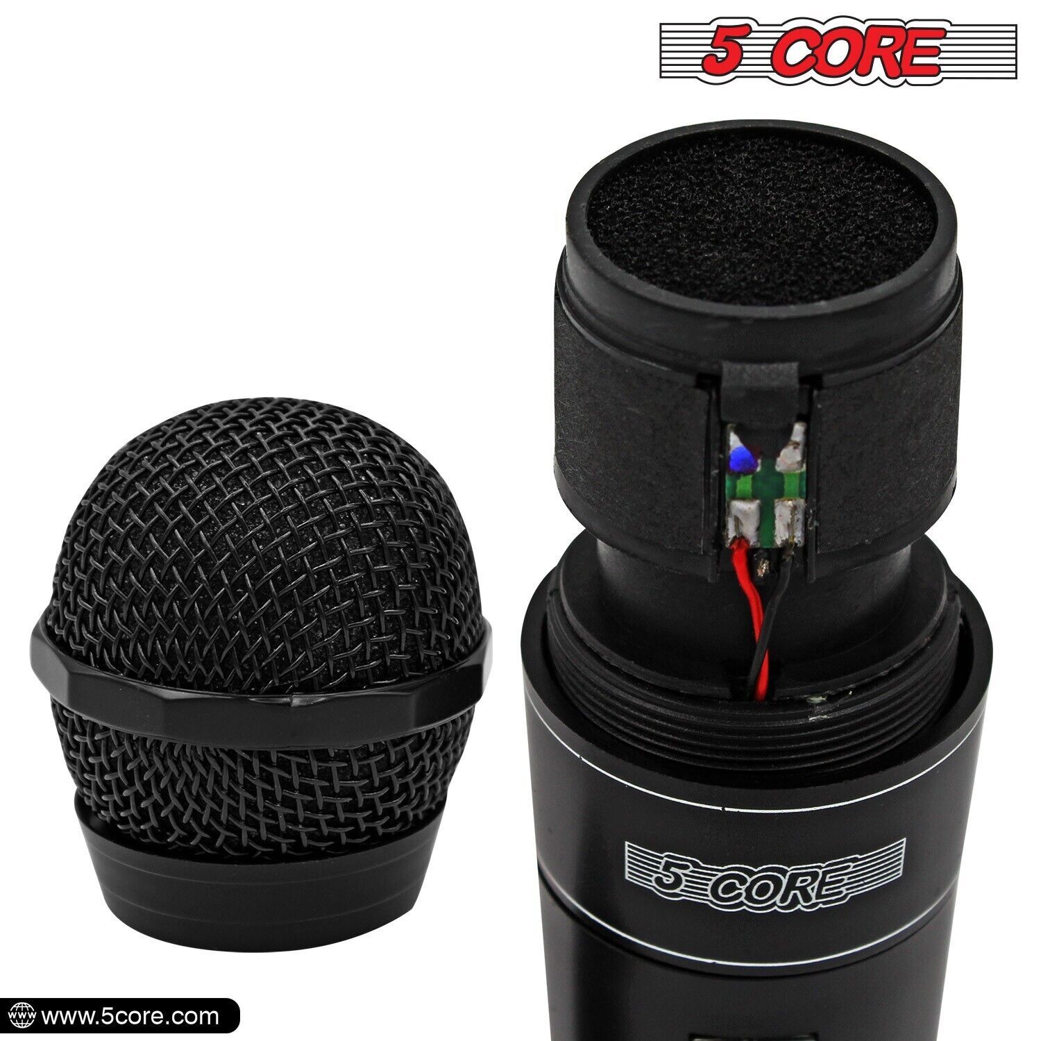 5Core Wired Dynamic Vocal Studio Microphone HandHeld Mic with XLR 3Pin