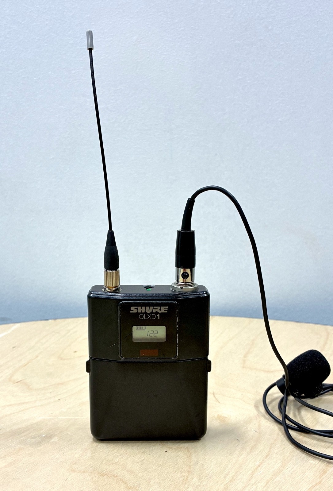 Shure QLXD1 H50 Wireless Bodypack Transmitter with WL185 Lavalier Mic.