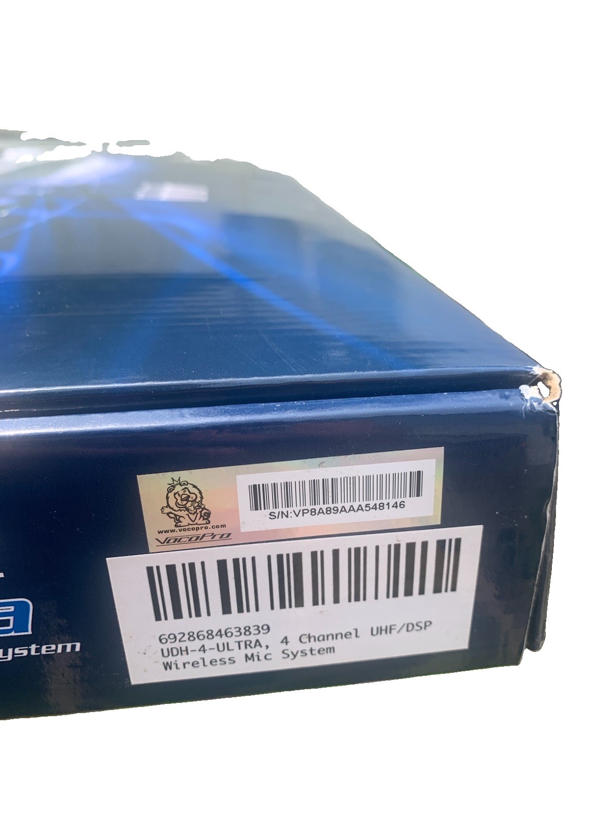 VocoPro UDH-4-Ultra UHF-DSP Hybrid Wireless Mic System