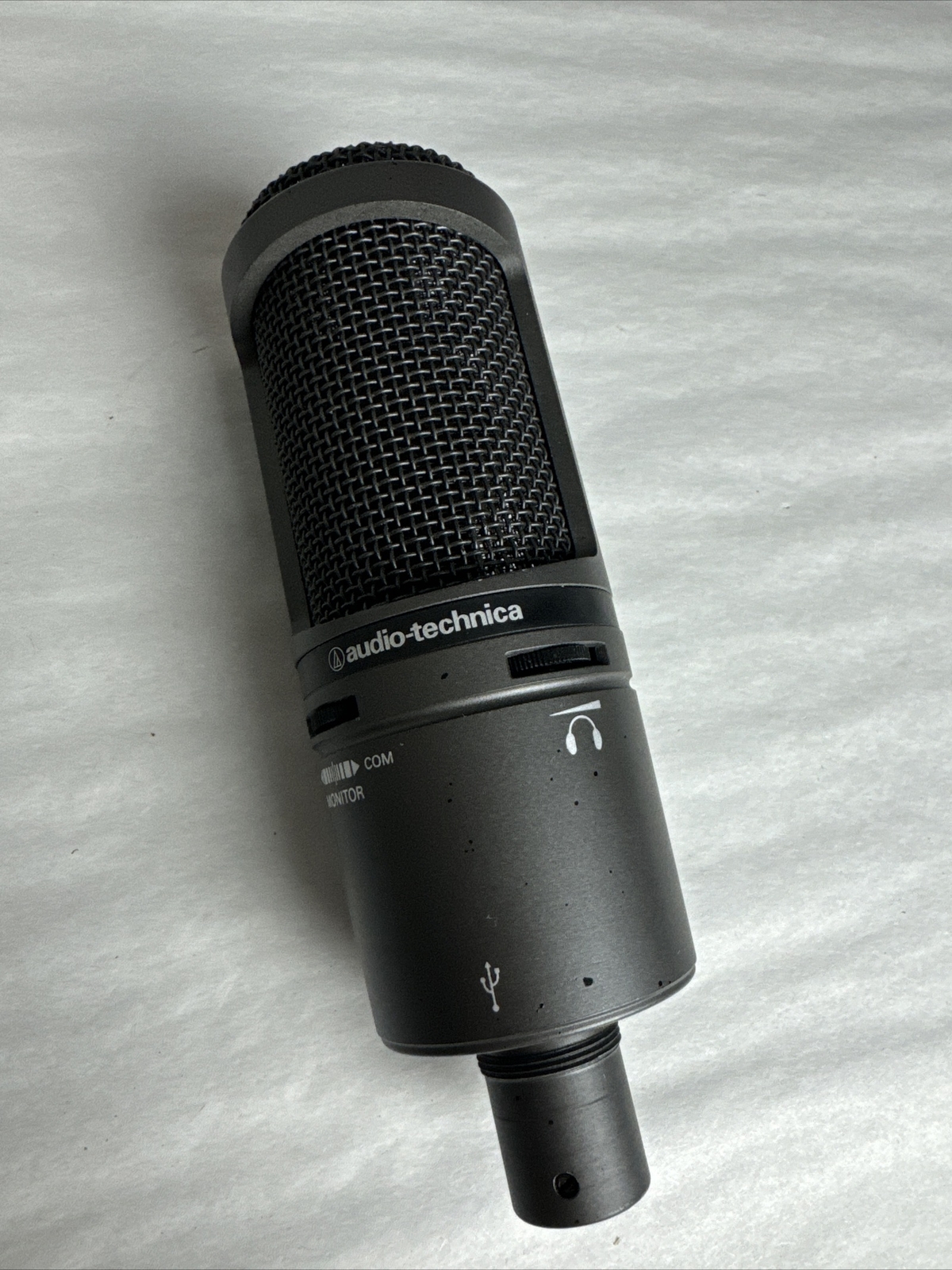 Audio-Technica AT2020USB+ Cardioid Condenser Studio USB Microphone Untested