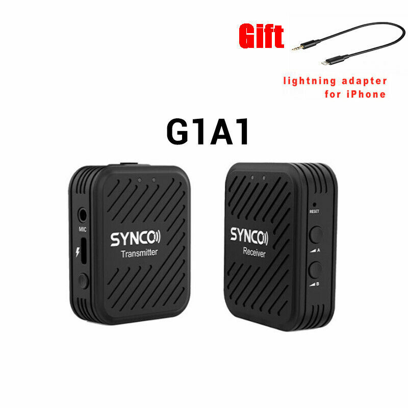 SYNCO G1 G1A1 G1A2 Wireless Lavalier Microphone System For DSLR Smartphone Video