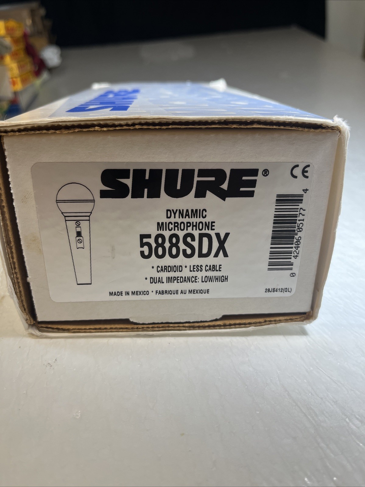Shure 588SDX Wired Handheld Microphone