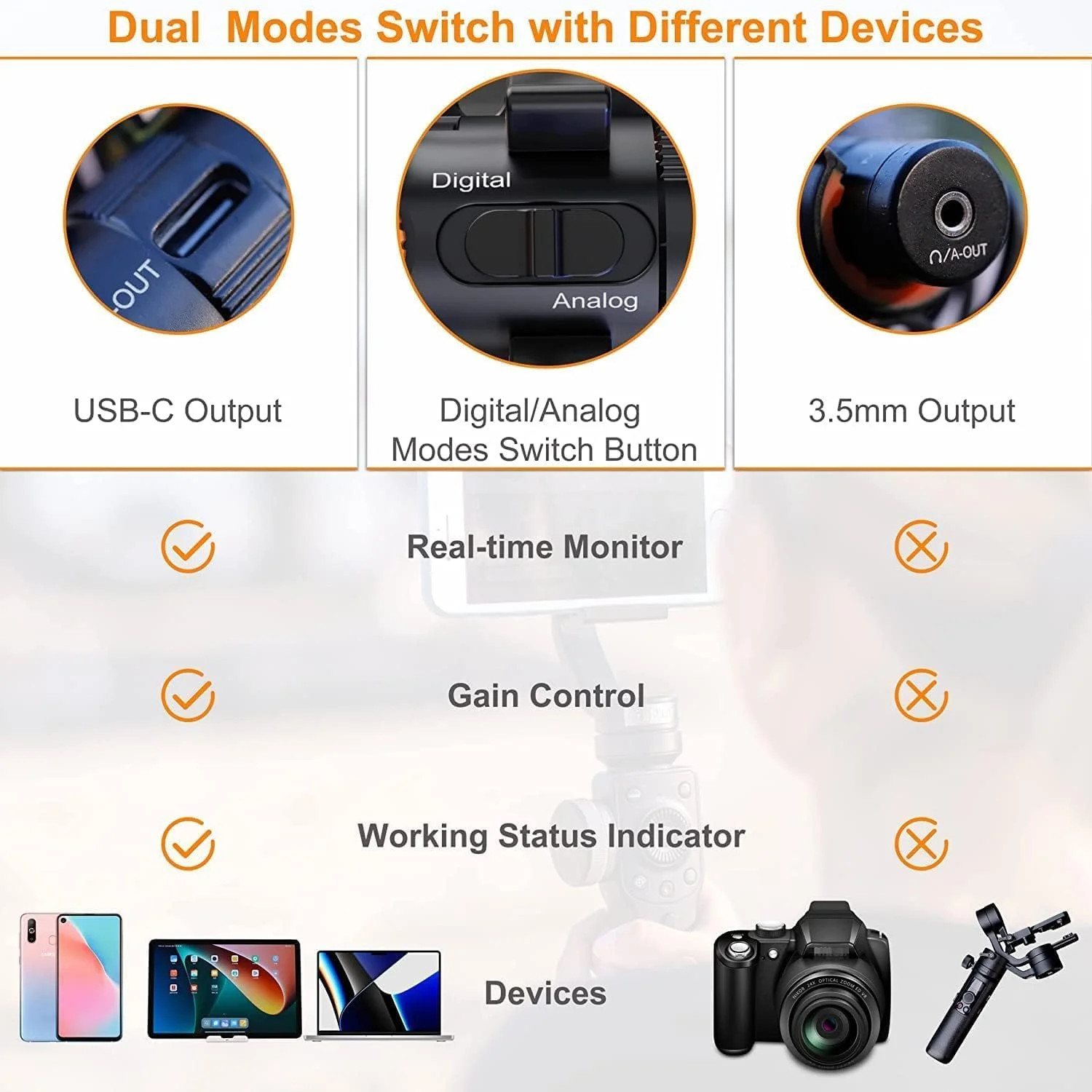 COMICA VM10 PRO Universal Video Microphone – Adjustable Gain, USB C Digital Outp