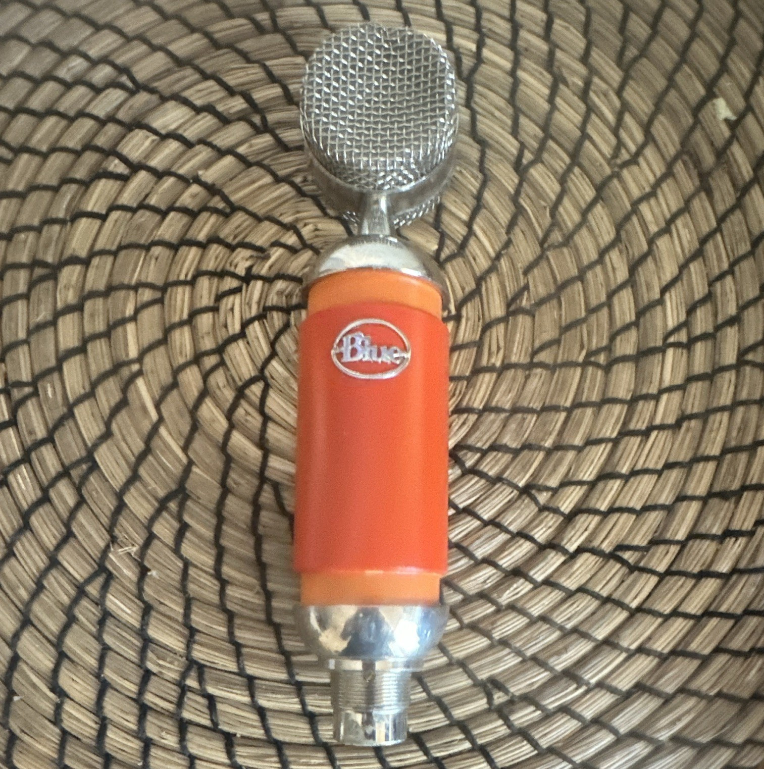Blue Dragonfly Condenser Microphone Wired XLR 3-Pin Orange/Silver