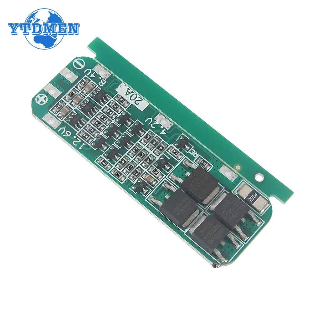 1PCS 3S 20A 18650 BMS 12.6V Li-ion Protection Board for Drill Batteries Lipos