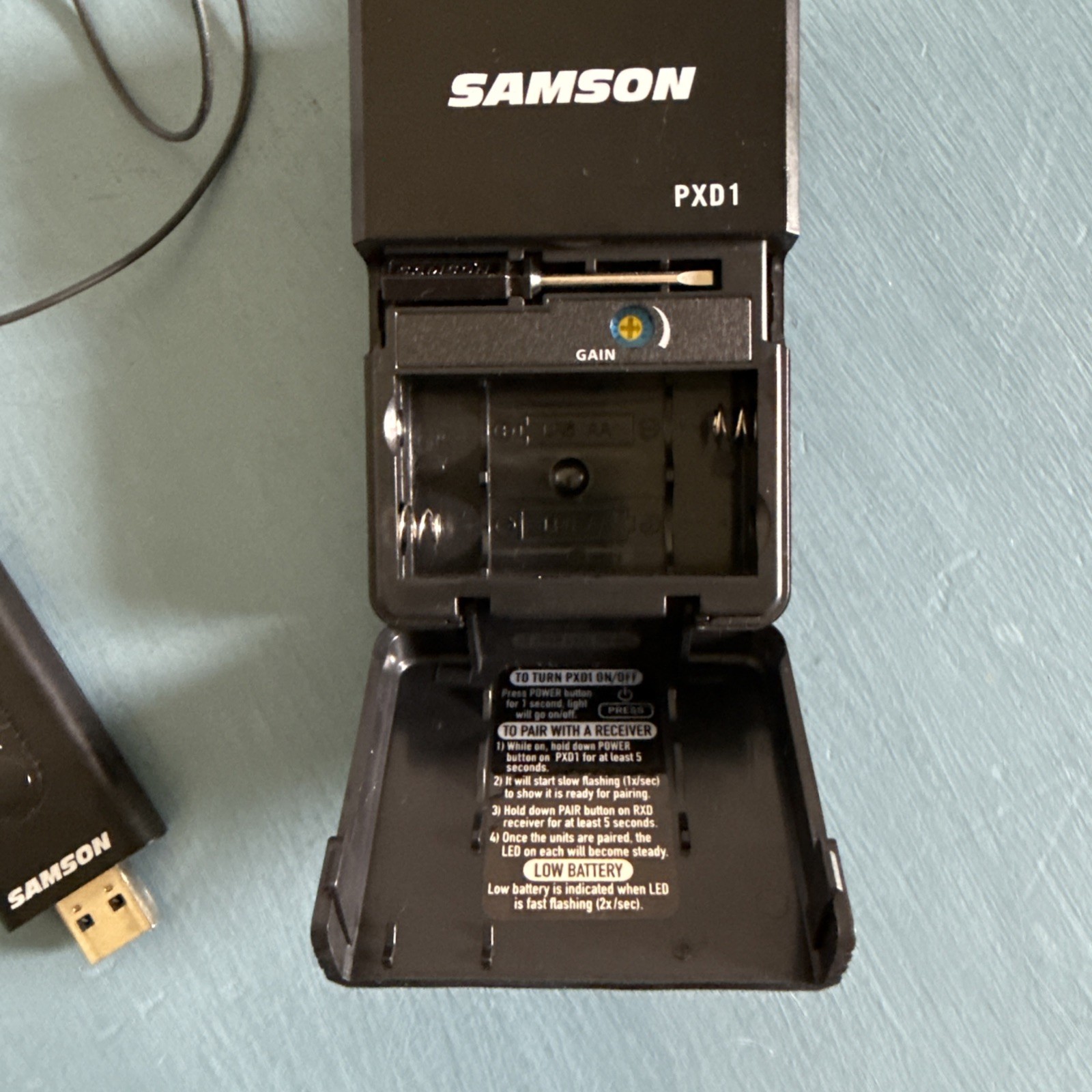 SAMSON XPD2 PXD1 USB Digital Wireless Beltpack Microphone System