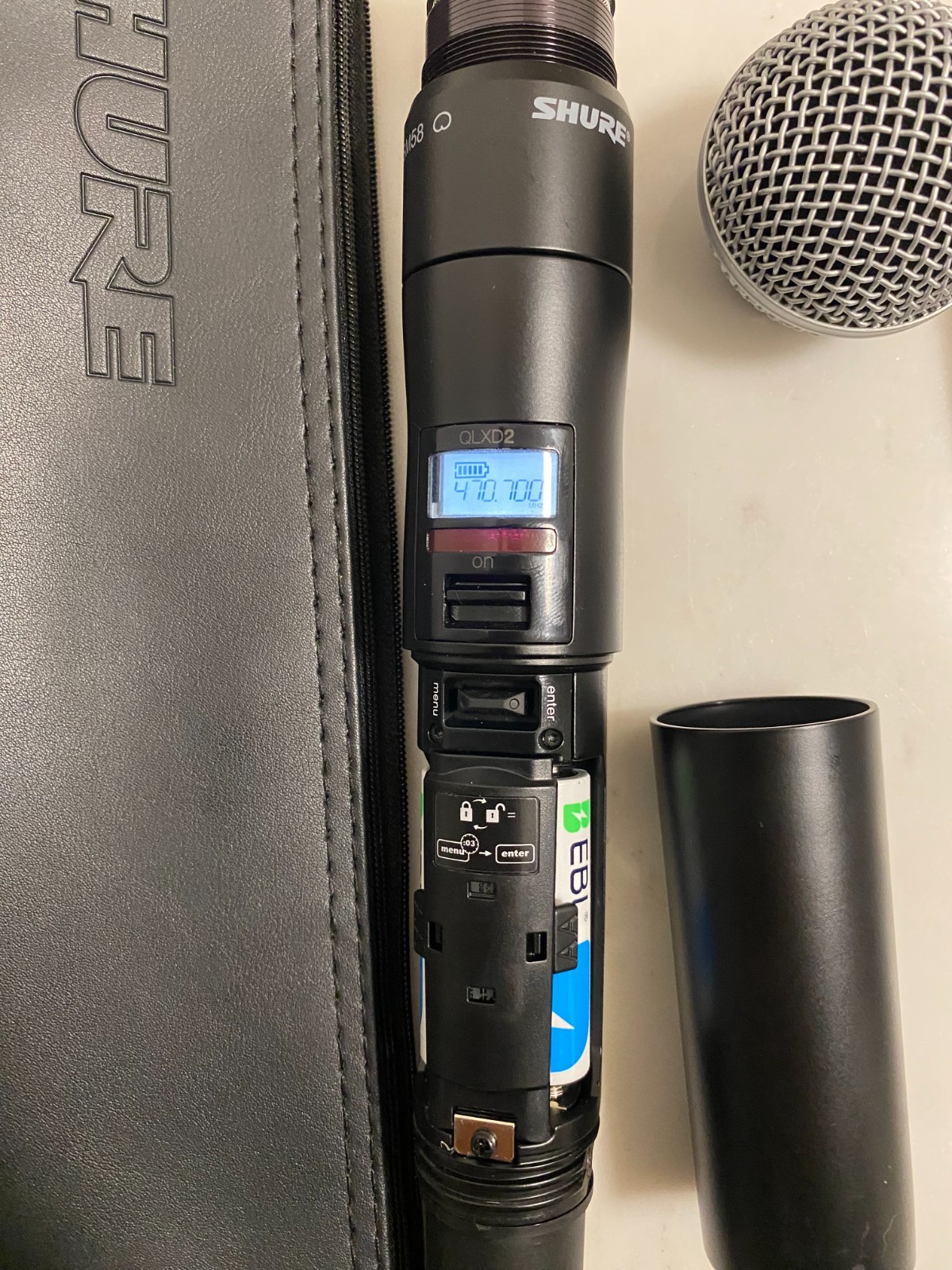 Shure QLXD2/SM58 Wireless Handheld Microphone Transmitter – G50 Band 470-534MHz