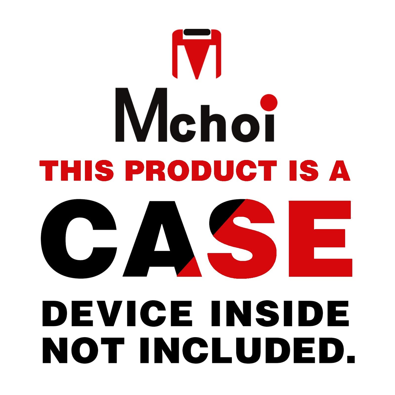 Mchoi Hard Portable Case for Brother P-Touch Label One Size, Black and Orange