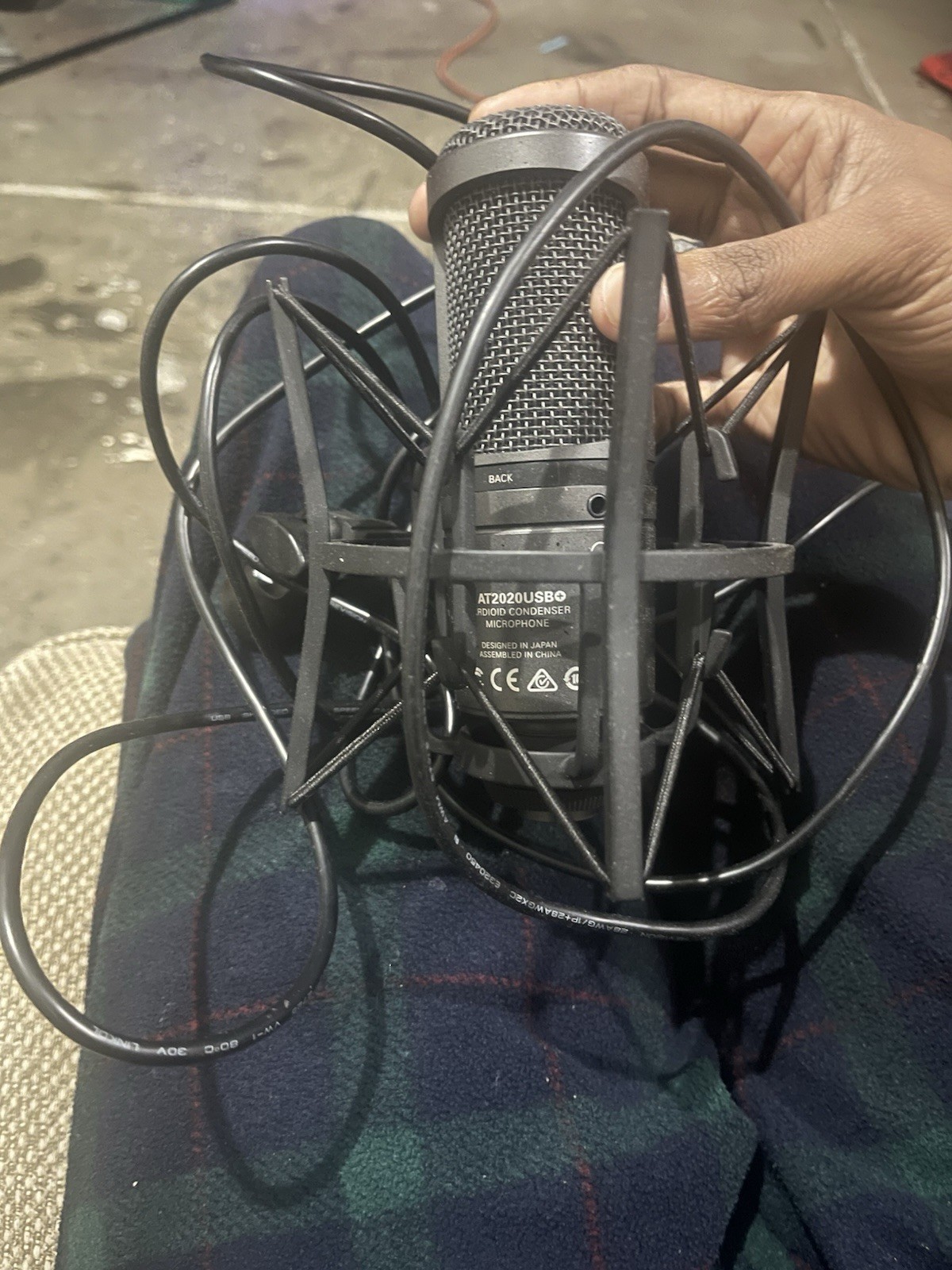 Audio-Technica AT2020USB USB Cardioid Condenser Microphone with Shock Mount