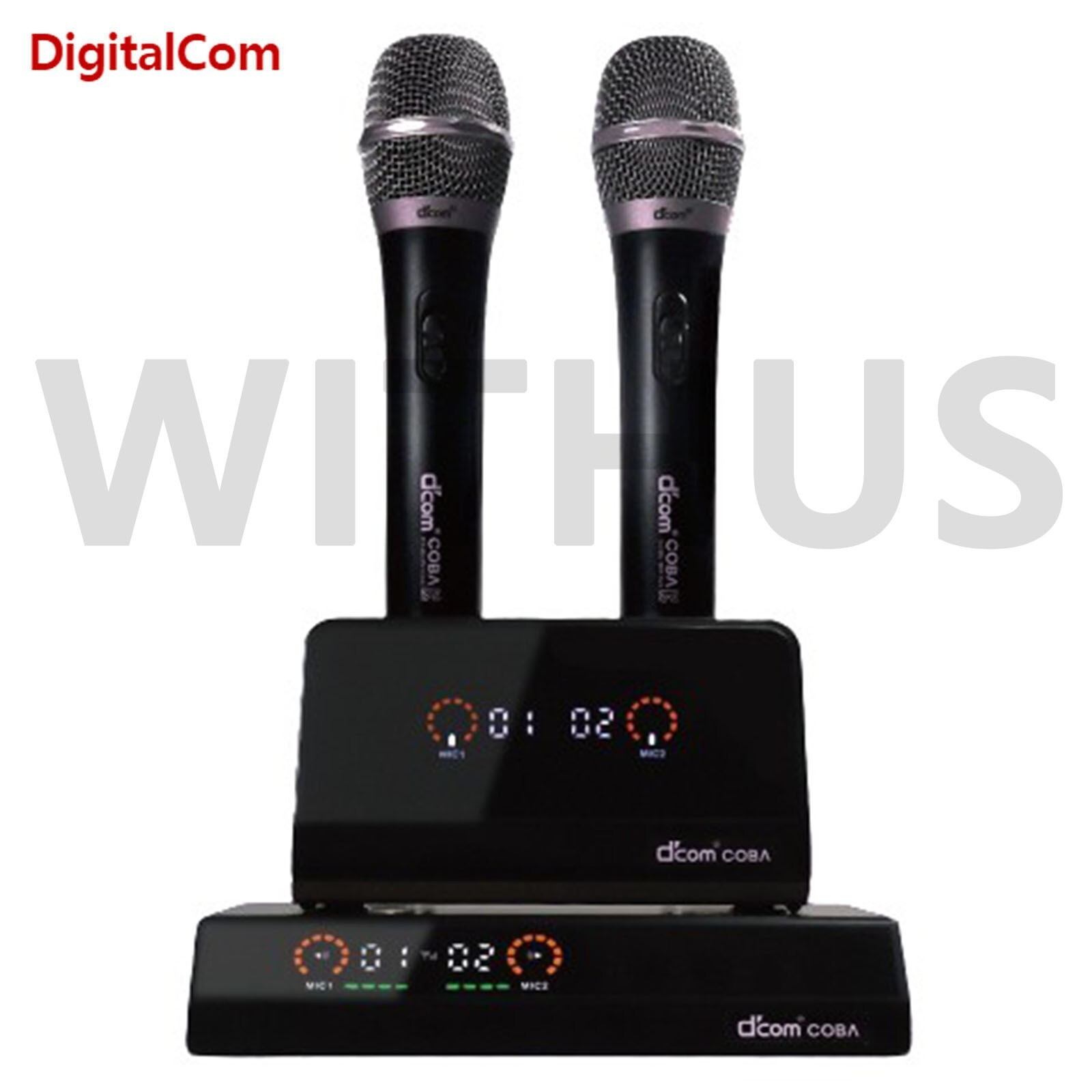 D’COM COBA Smart Control Wireless Karaoke Microphone System Dcom Mic
