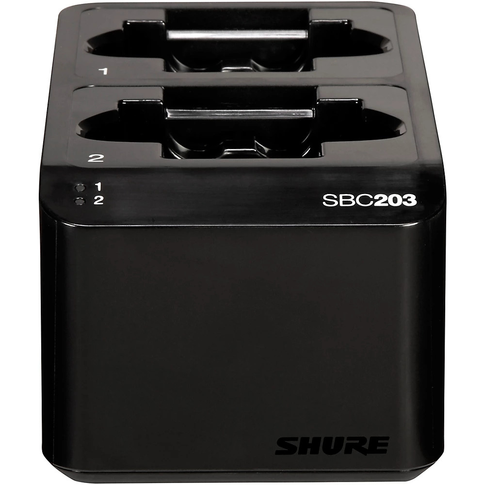 Shure SBC203US Dual Docking Station for SLXD Transmitters and SB903 Battery