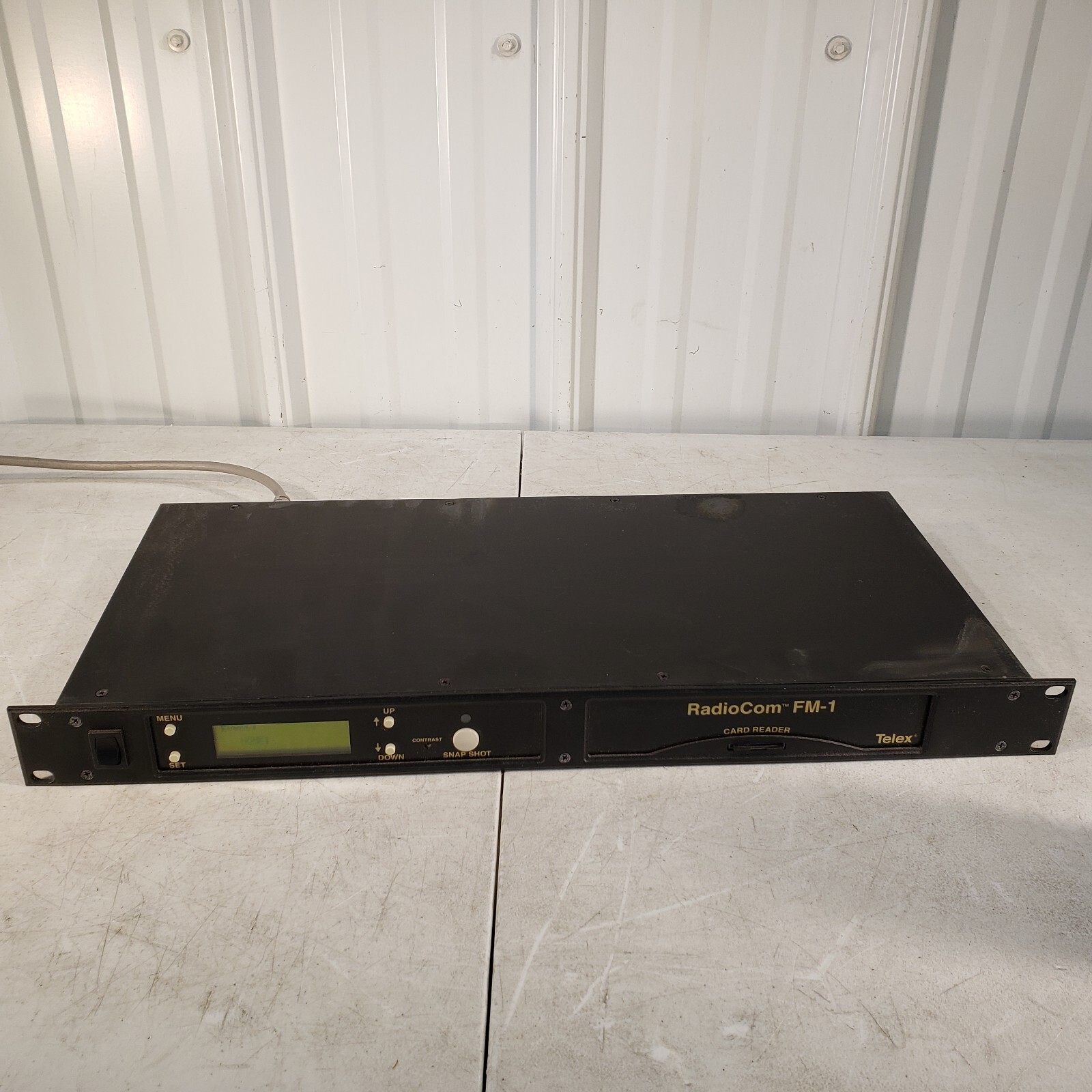 Telex RadioCom FM-1 System Manager Channel UHF