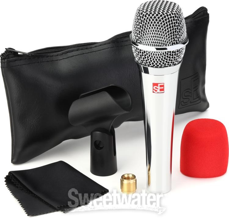 sE Electronics V7 Supercardioid Dynamic Vocal Microphone – Chrome