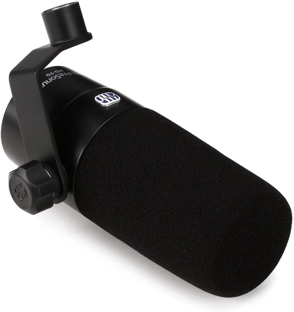 PreSonus PD-70 Dynamic Vocal Microphone for Broadcast, Podcasting, and Streaming