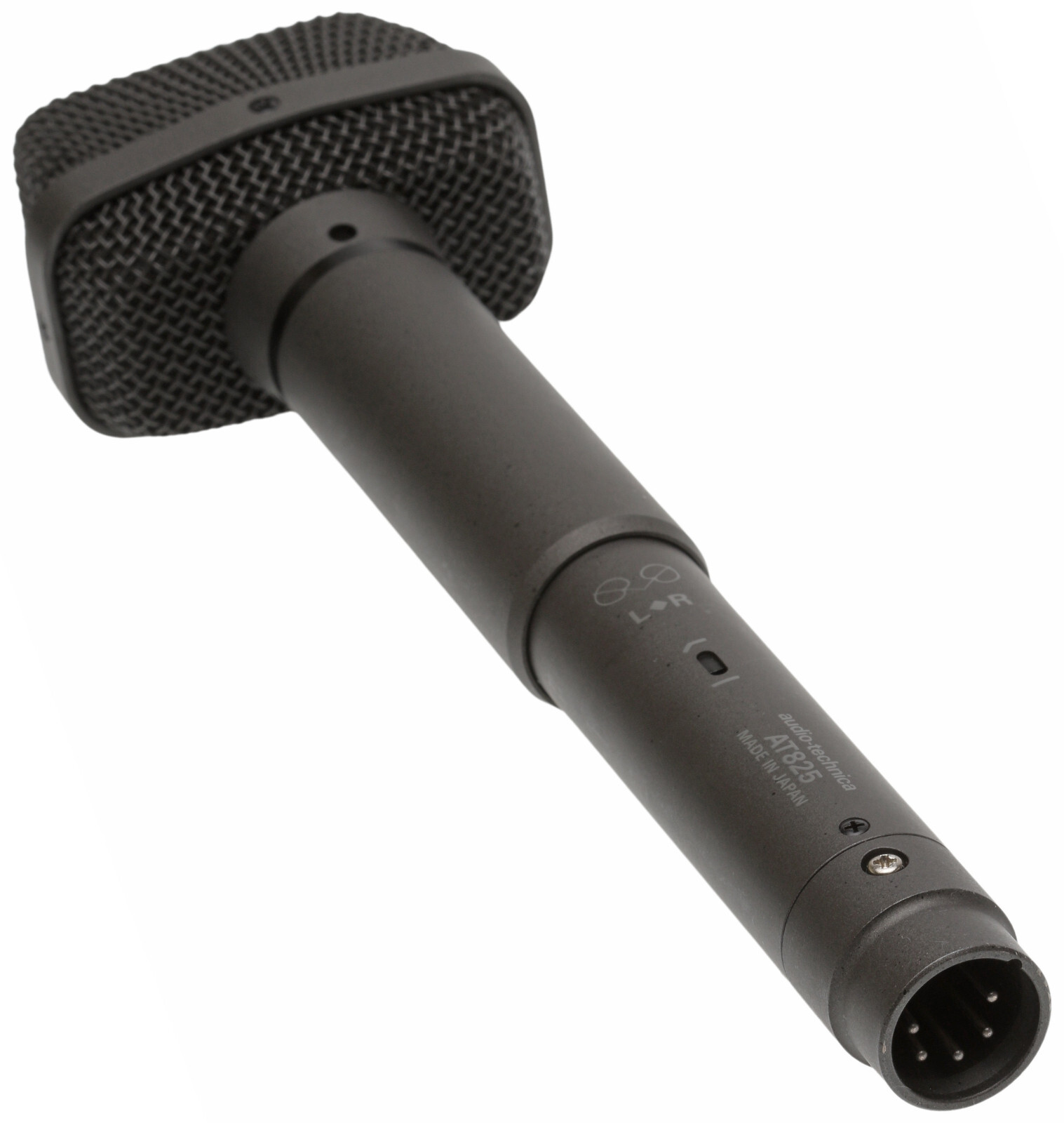 Audio-Technica AT825 Stereo Condenser Field Recording Balanced XLR Phantom Mic