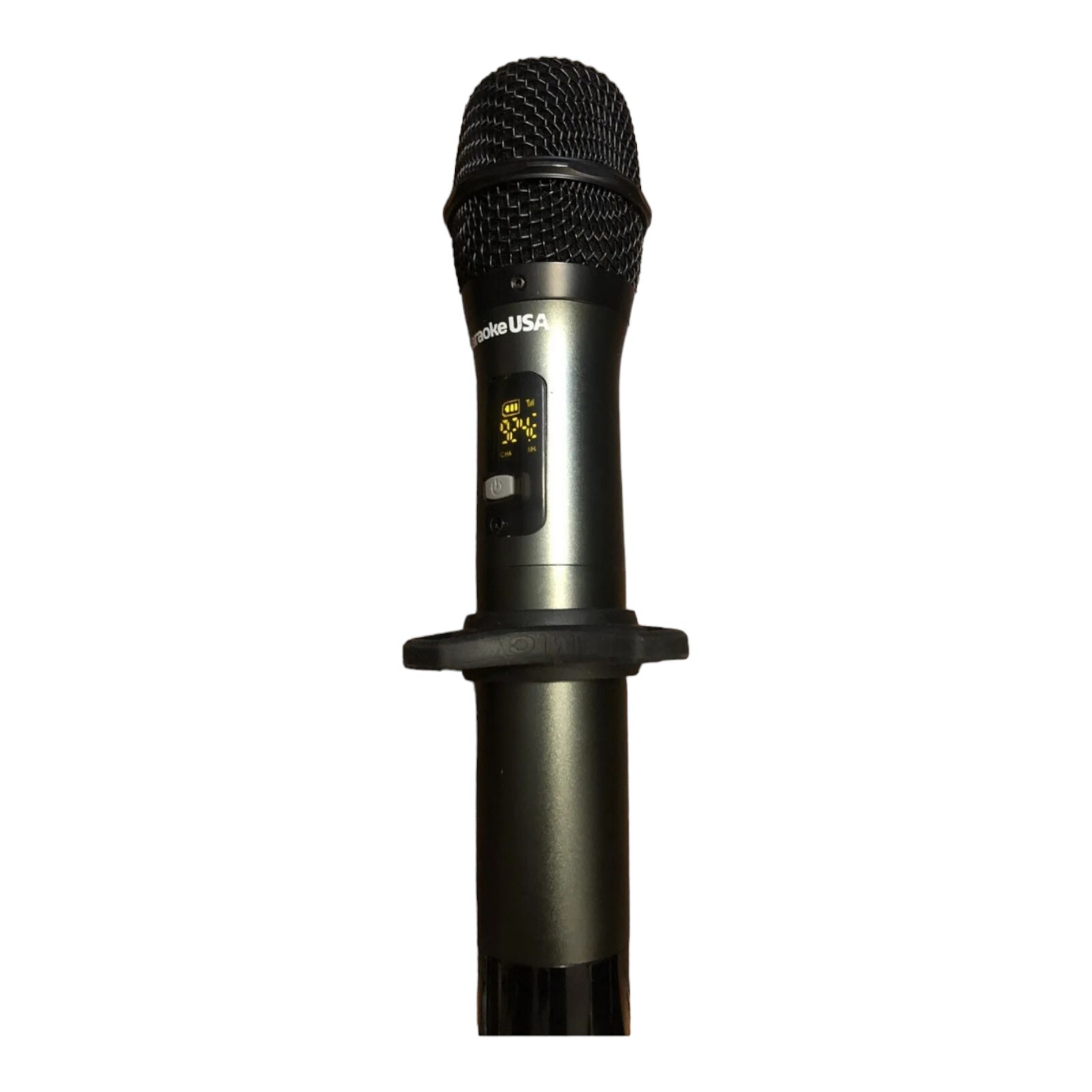Karaoke USA Microphone Battery Powered UHF Signal – Clearance
