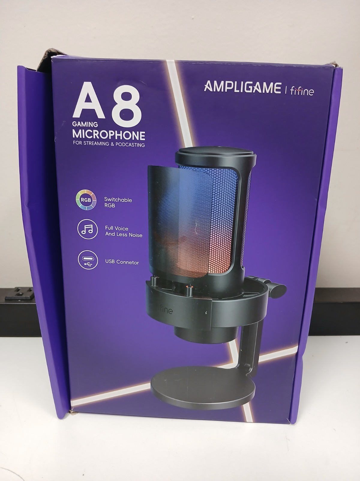 FIFINE AM8 Gaming Microphone for Streaming & Podcasting