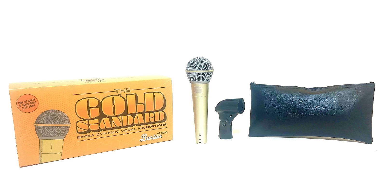 Barton B508A The Gold Standard Dynamic Vocal Microphone