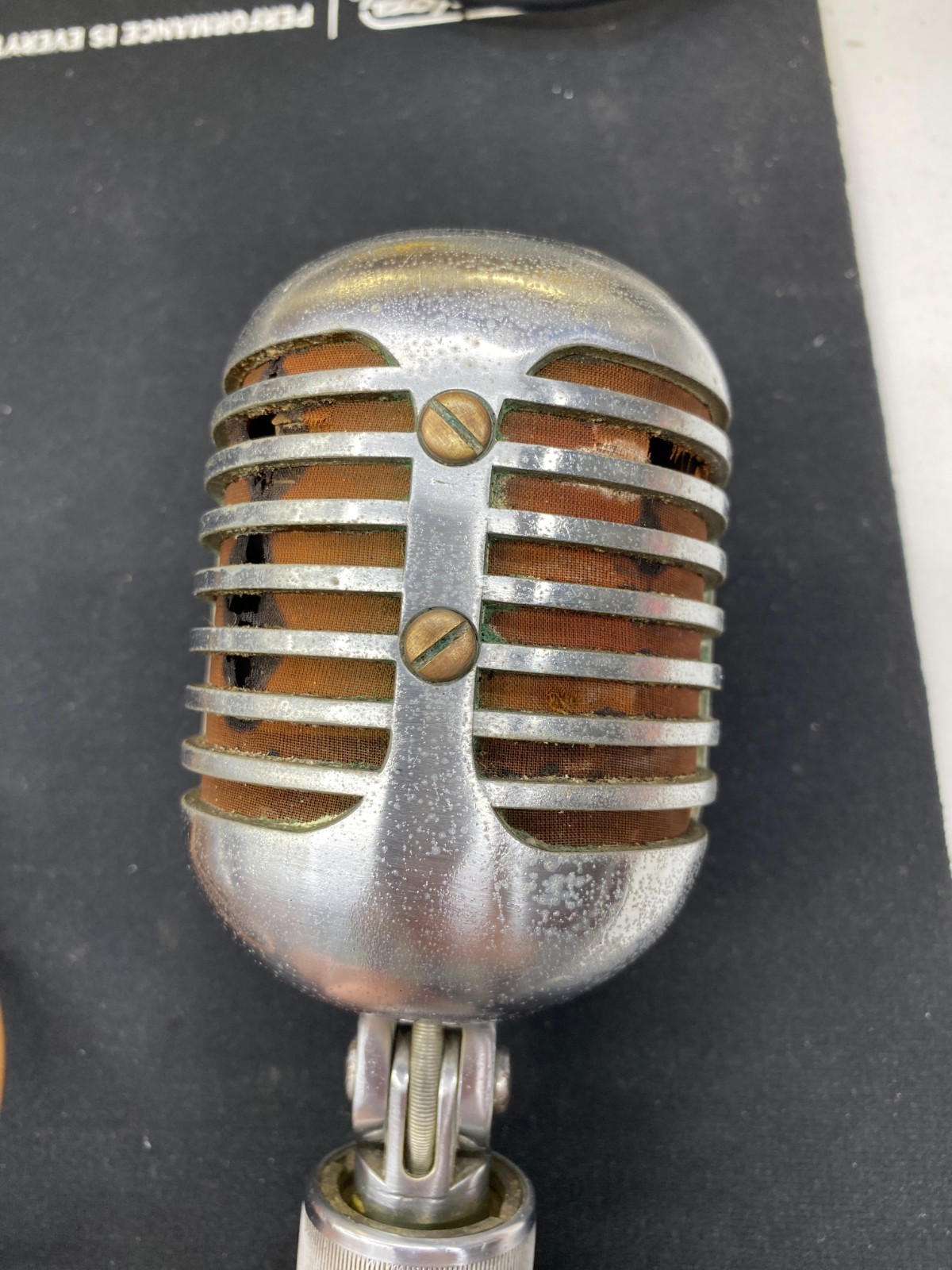 Shure 556S Unidyne Dynamic Microphone 55 55S Vintage Mic as-is