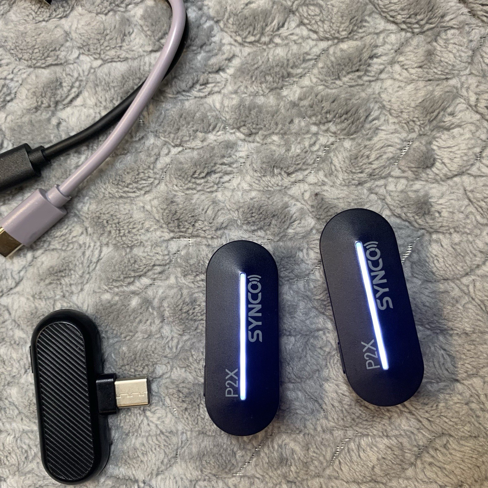 SYNCO P2XT Wireless Lavalier Microphone System USB-C Dual Mic Kit