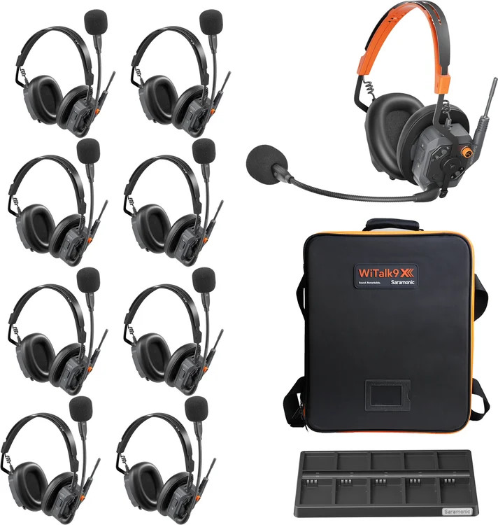 Saramonic WiTalk9X-9D Wireless Intercom System – 1.9GHz