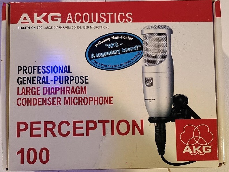 akg perception 100 – Large Diaphram Condenser Microphone