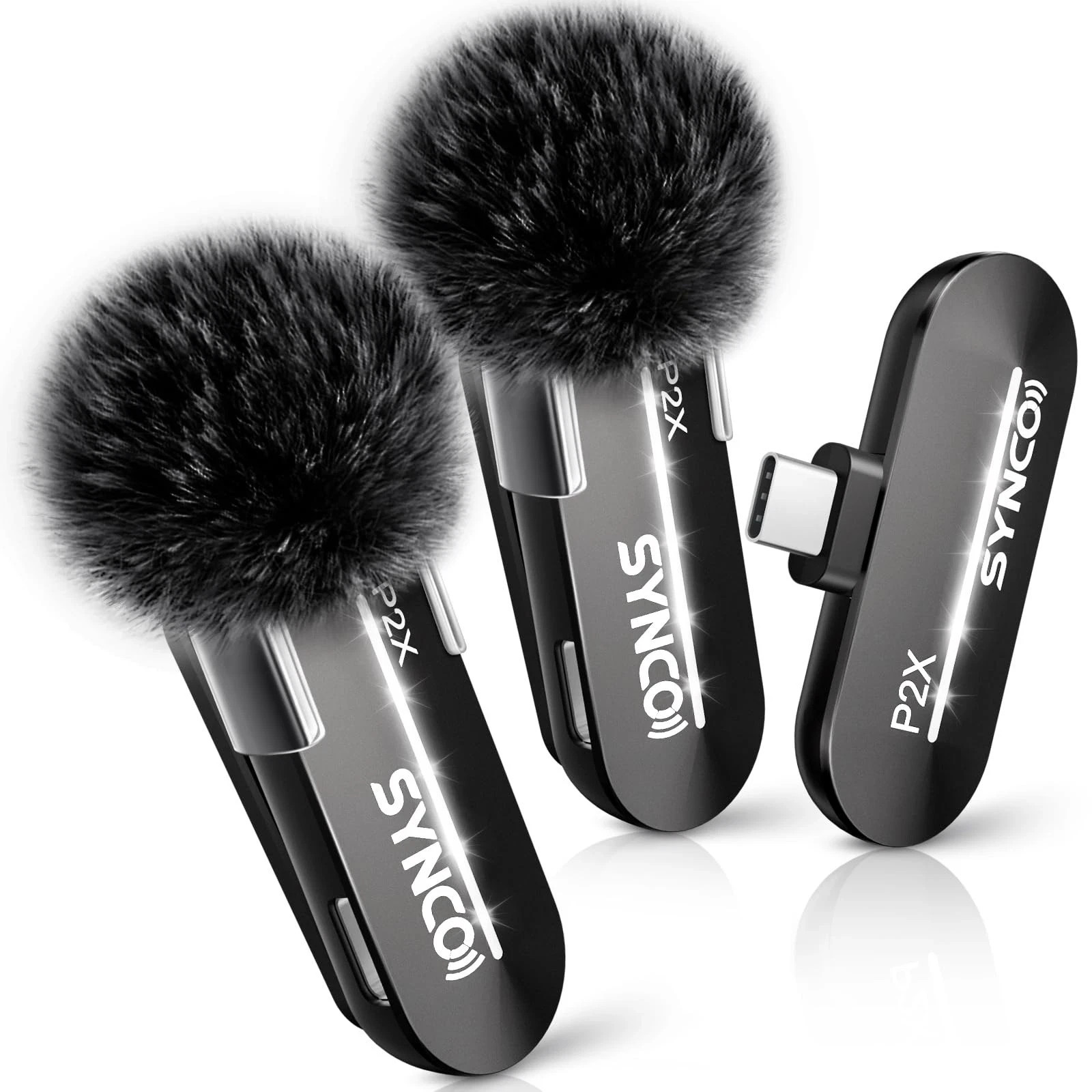 NEW Synco Wireless 2 Microphones For USB-C Phones 48kHz/24-bit P2XT ships TODAY
