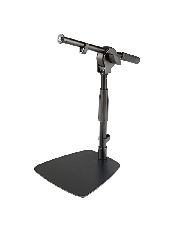 K&M 25995 Tabletop mic stand w/short boom