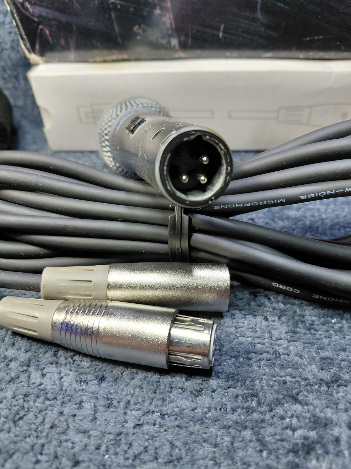 Vintage TEV Pro 2 System Dynamic Microphone Kit with XLR Cable Windscreens Case
