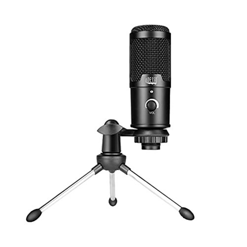 Adesso XTREAMM4 Cardiod Usb Mic W/tripod Stand Wireless