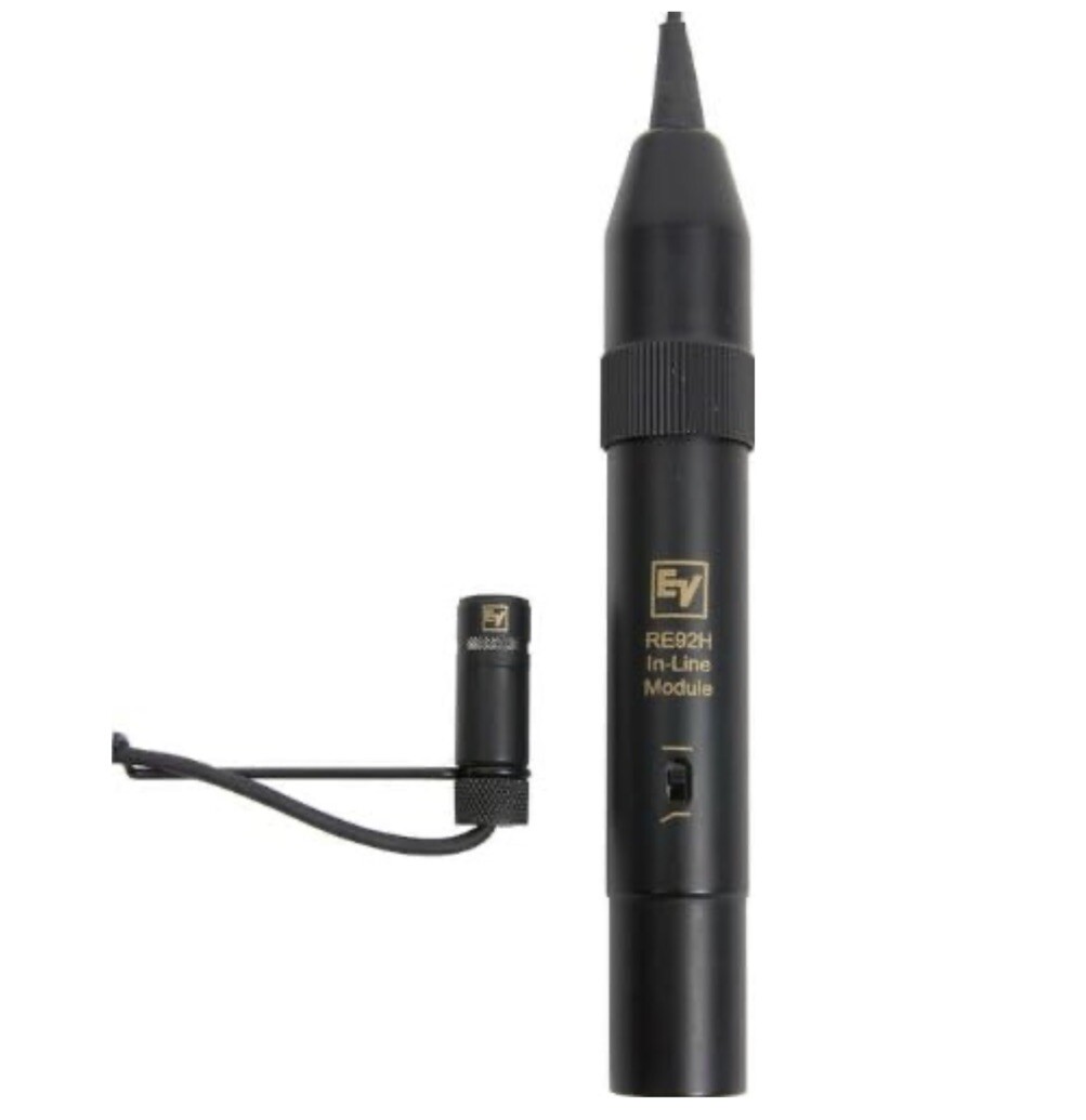 EV RE92H Unidirectional Condenser Hanging Microphone, Black – BRAND NEW