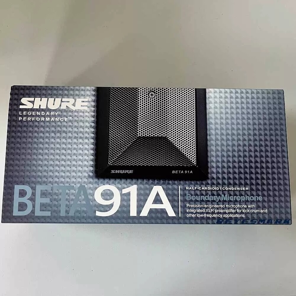 New Shure Beta 91A Half Cardioid Condenser Kick Drum Microphone US Stock Wired