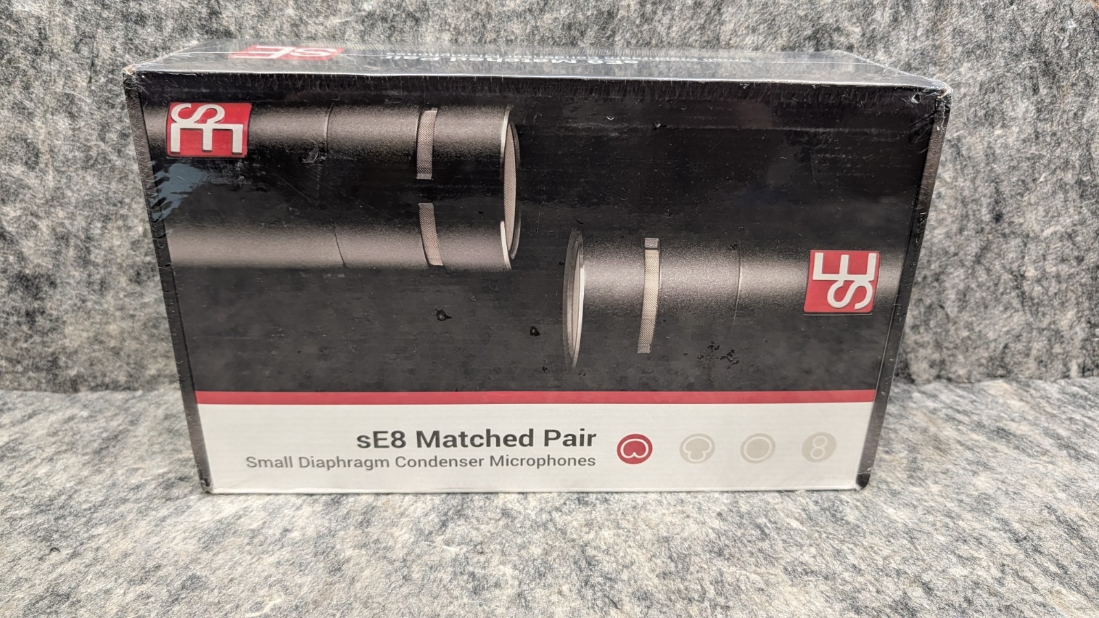 sE Electronics sE8 Stereo Mic Pair w/ Mounting Bar, Shockmounts, Case