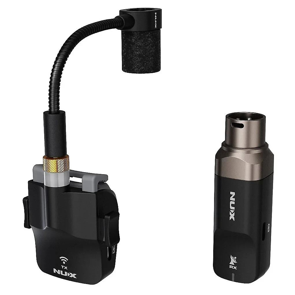 Used NUX B-6 Wireless Saxophone Microphone System 2.4GHz