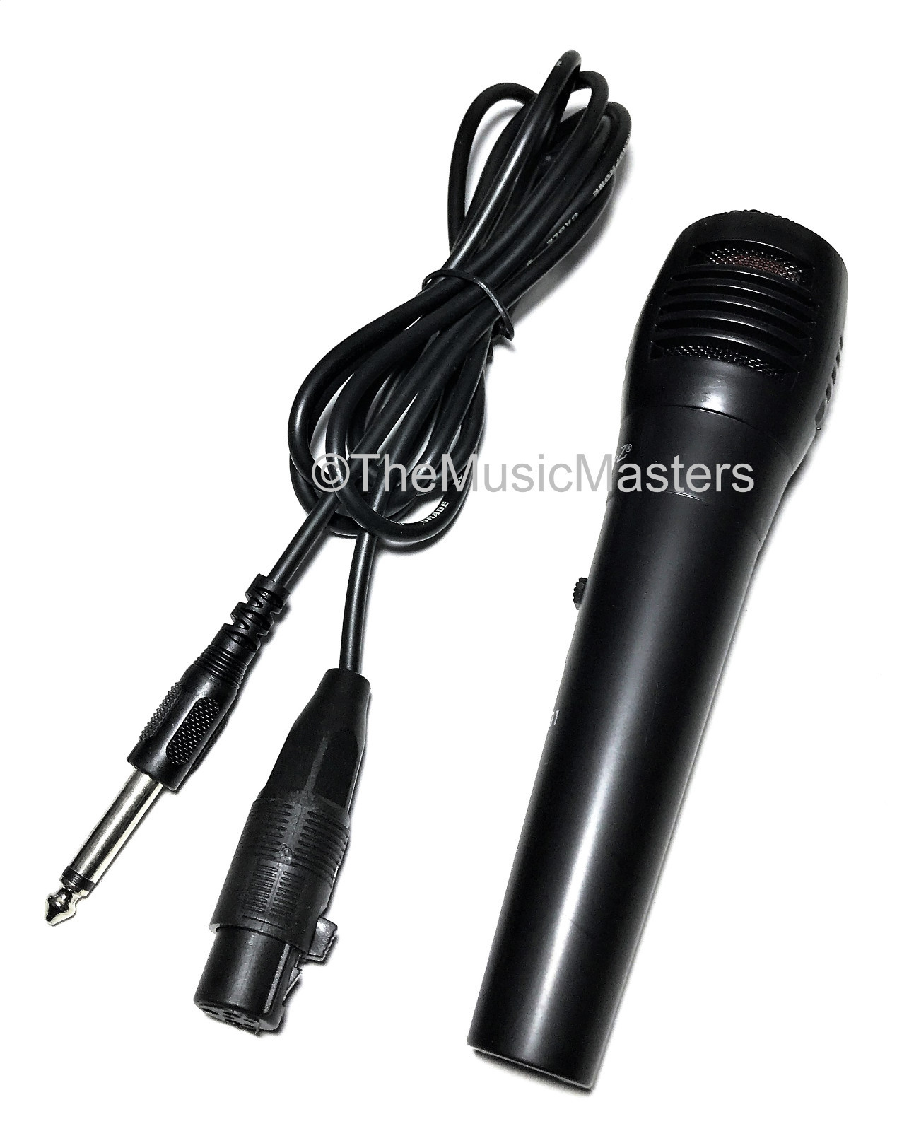 Handheld Karaoke DJ Vocal Dynamic Microphone Mic On/Off Switch XLR to 1/4″ Cable